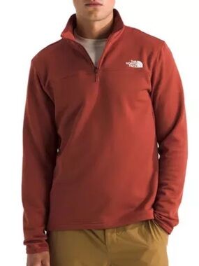 The North Face Iron Clay Half-Zip Pullover - Rust Red
